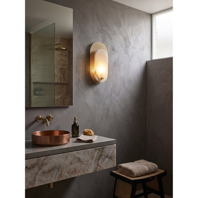 Solford Alabaster Indoor Wall Light