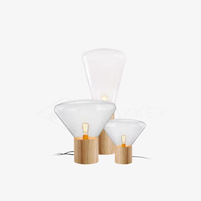 Sylirella Minimalist Wood Table Lamp