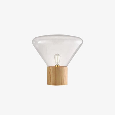 Sylirella Minimalist Wood Table Lamp