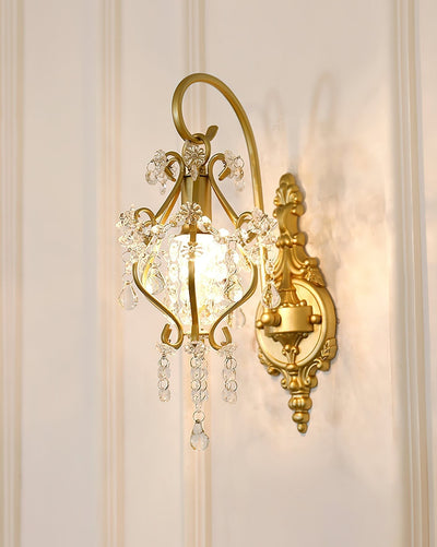 Elyenelia Postmodern Luxury Crystal Wall Lamp