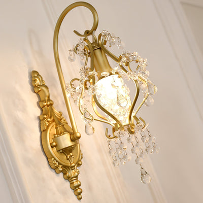 Elyenelia Postmodern Luxury Crystal Wall Lamp