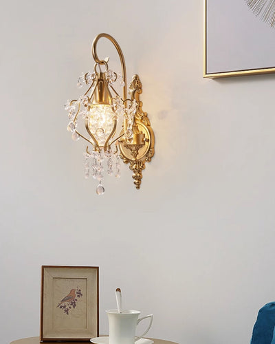 Elyenelia Postmodern Luxury Crystal Wall Lamp