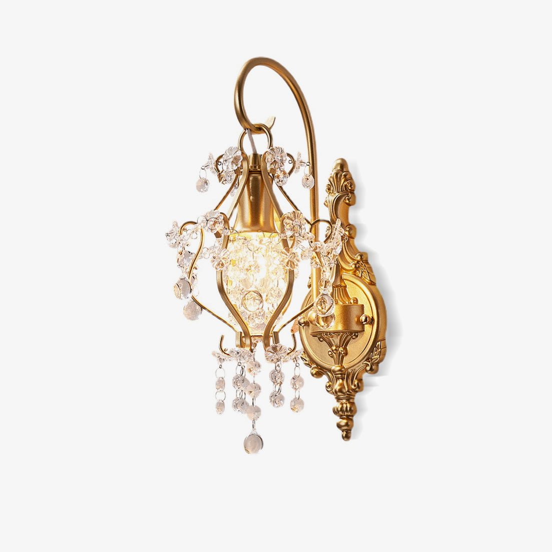 Elyenelia Postmodern Luxury Crystal Wall Lamp