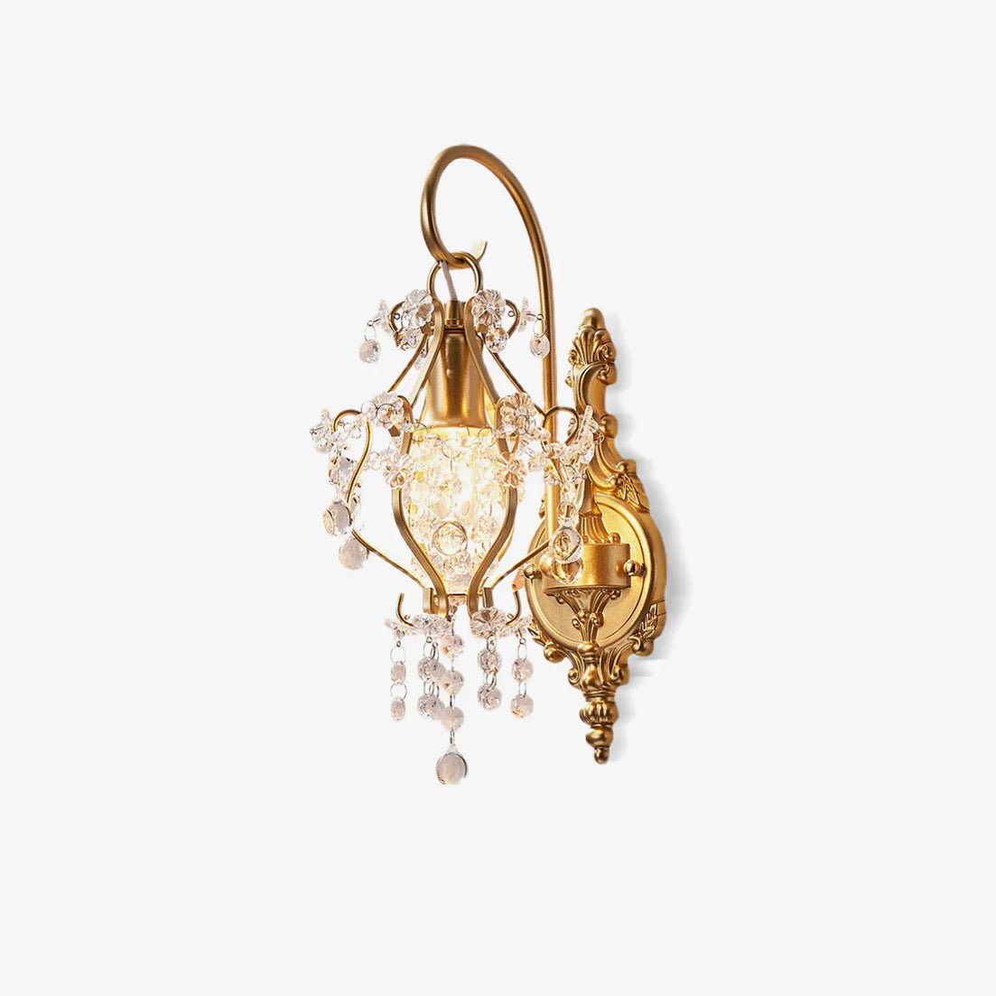 Elyenelia Postmodern Luxury Crystal Wall Lamp
