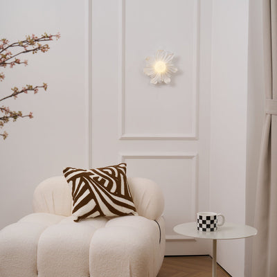 Tina Flower Wall Lamp - Neutral Decor