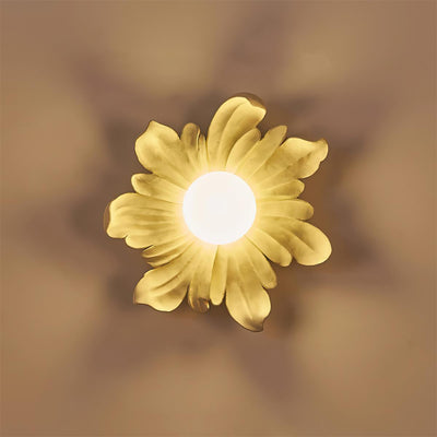 Tina Flower Wall Lamp - Neutral Decor