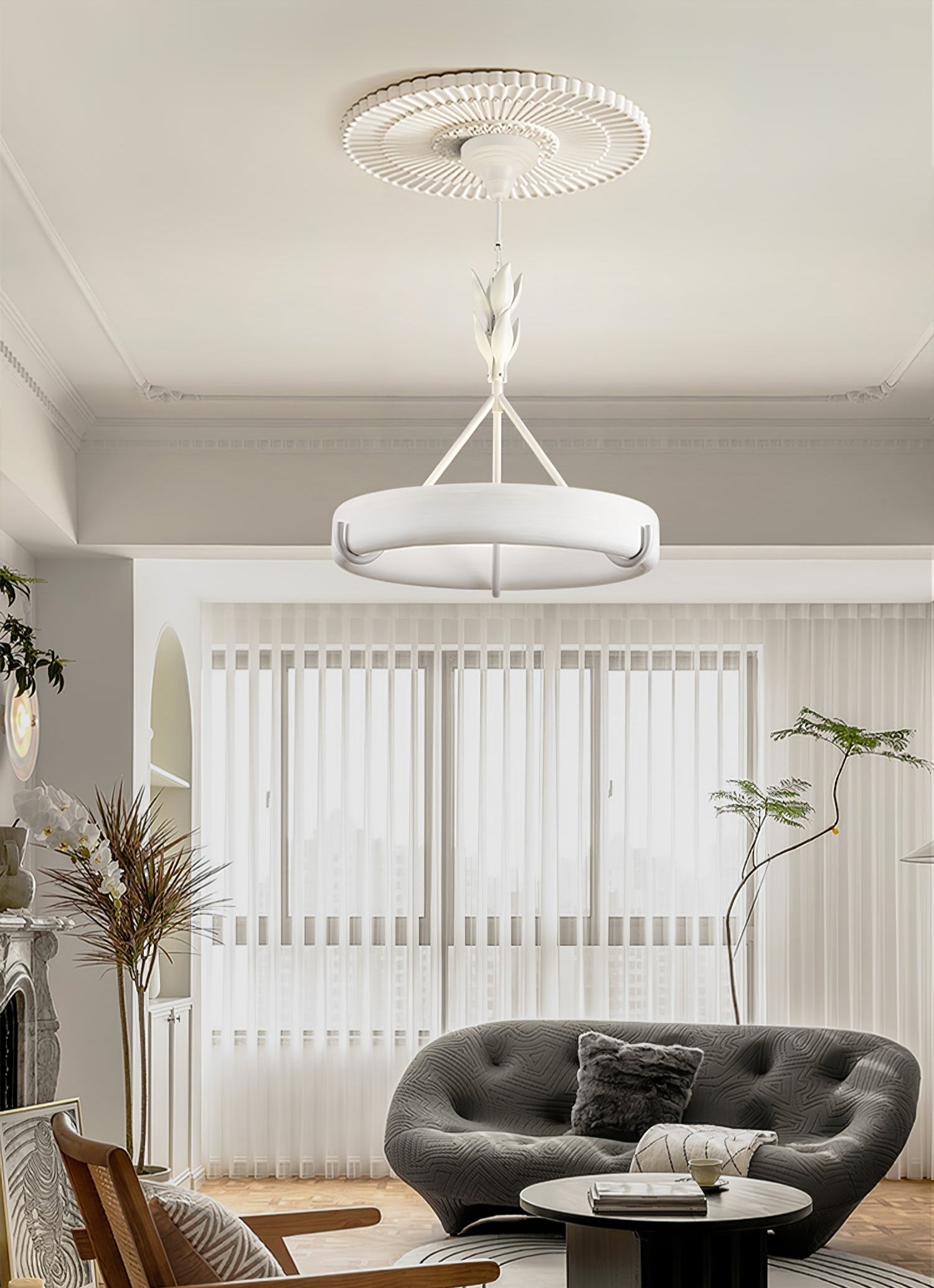 Sorarena Plaster Chandelier