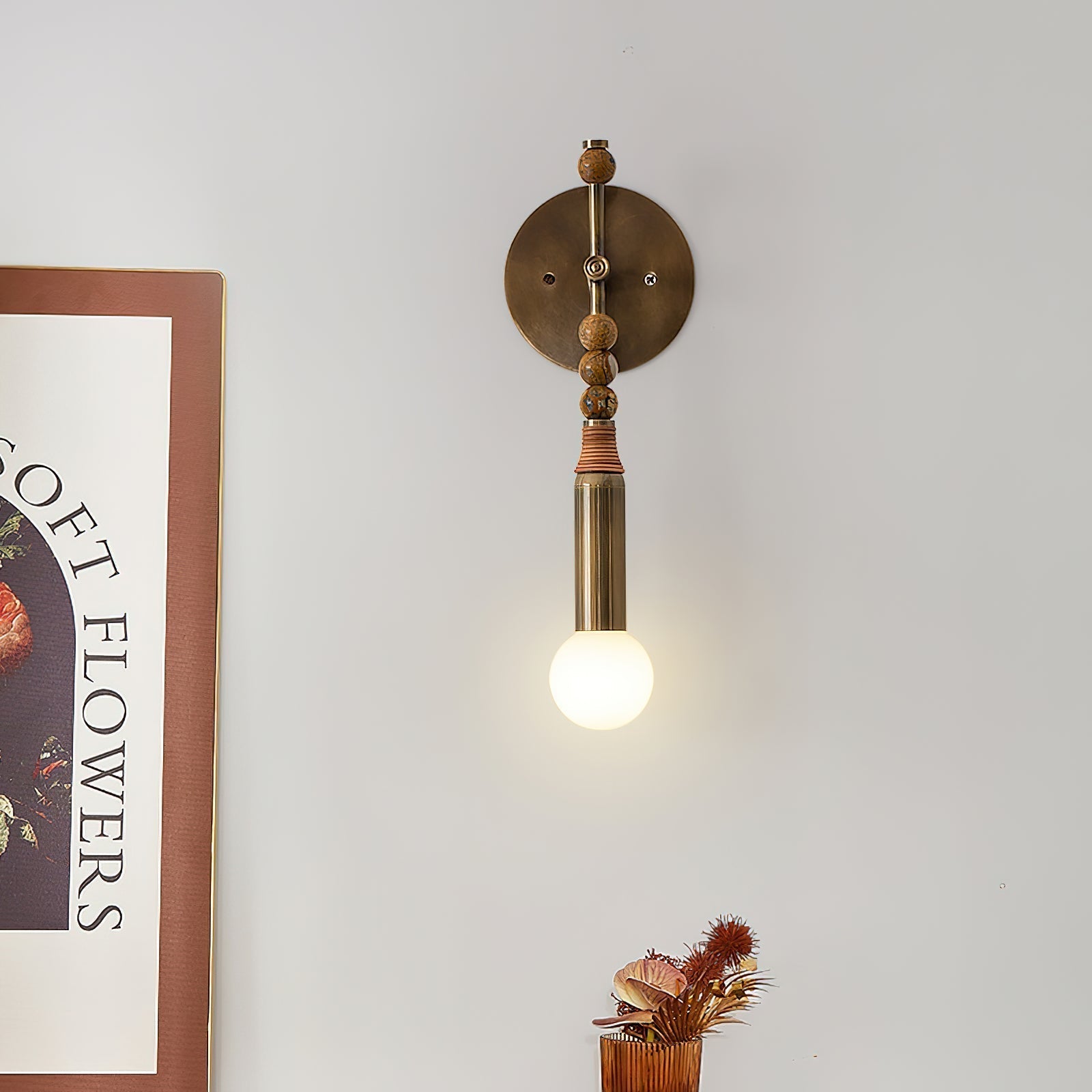 Evilor Premium Elegance Plug-in Marble Wall Lamp