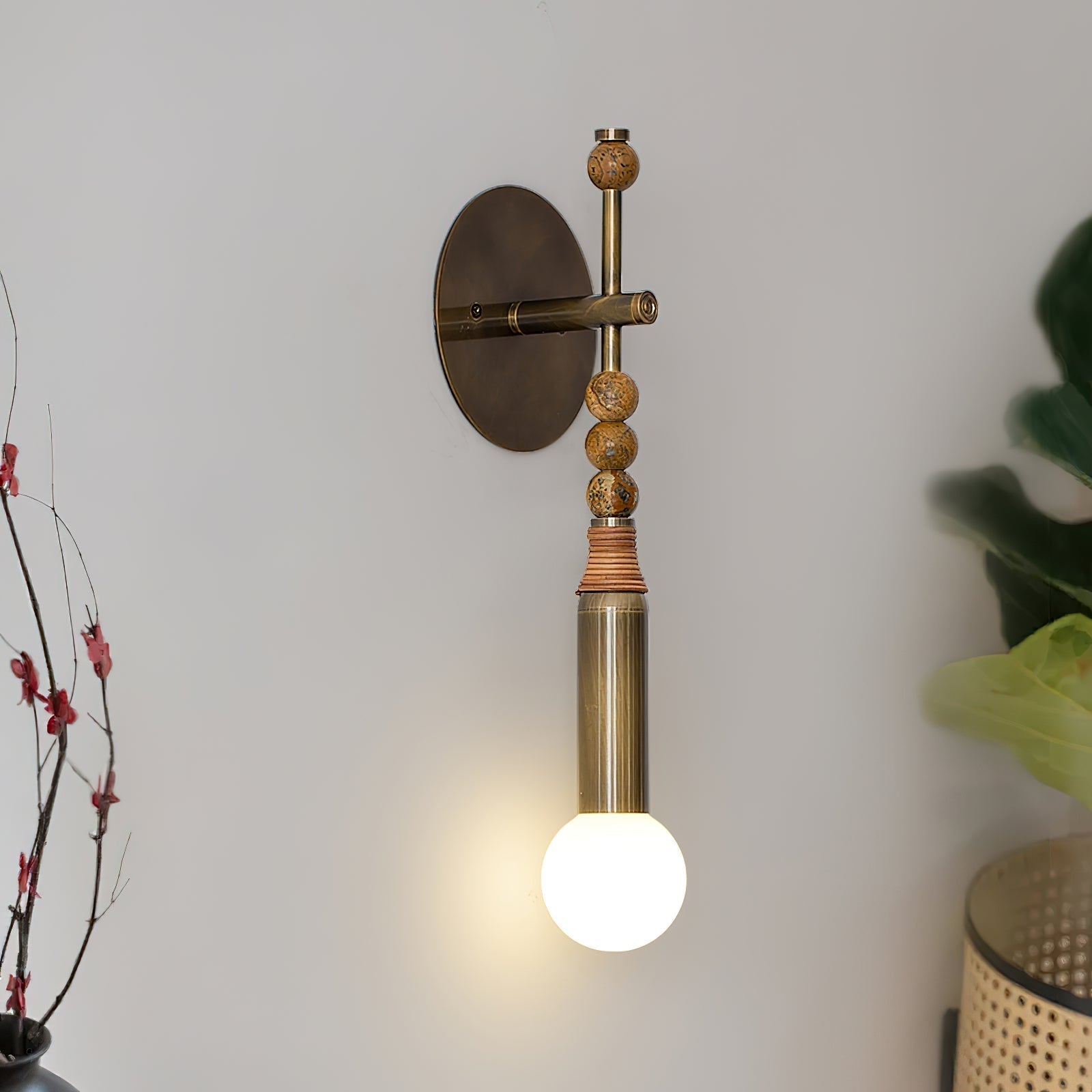 Evilor Premium Elegance Plug-in Marble Wall Lamp