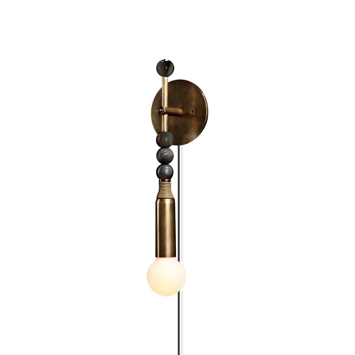 Evilor Premium Elegance Plug-in Marble Wall Lamp