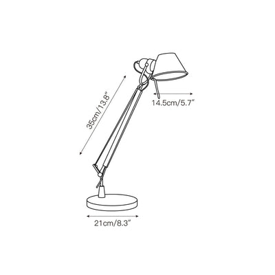 Caldervale Articulated Aluminum Table Lamp