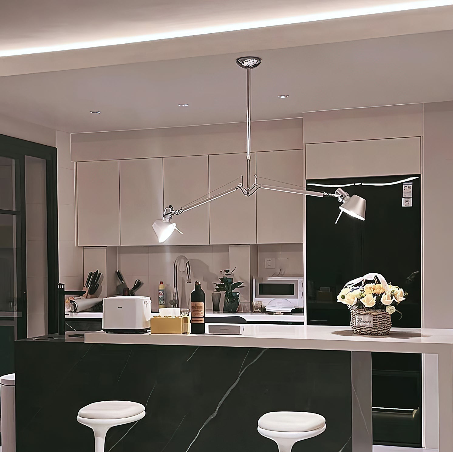 Brady Elvior Adjustable Arm Pendant Light