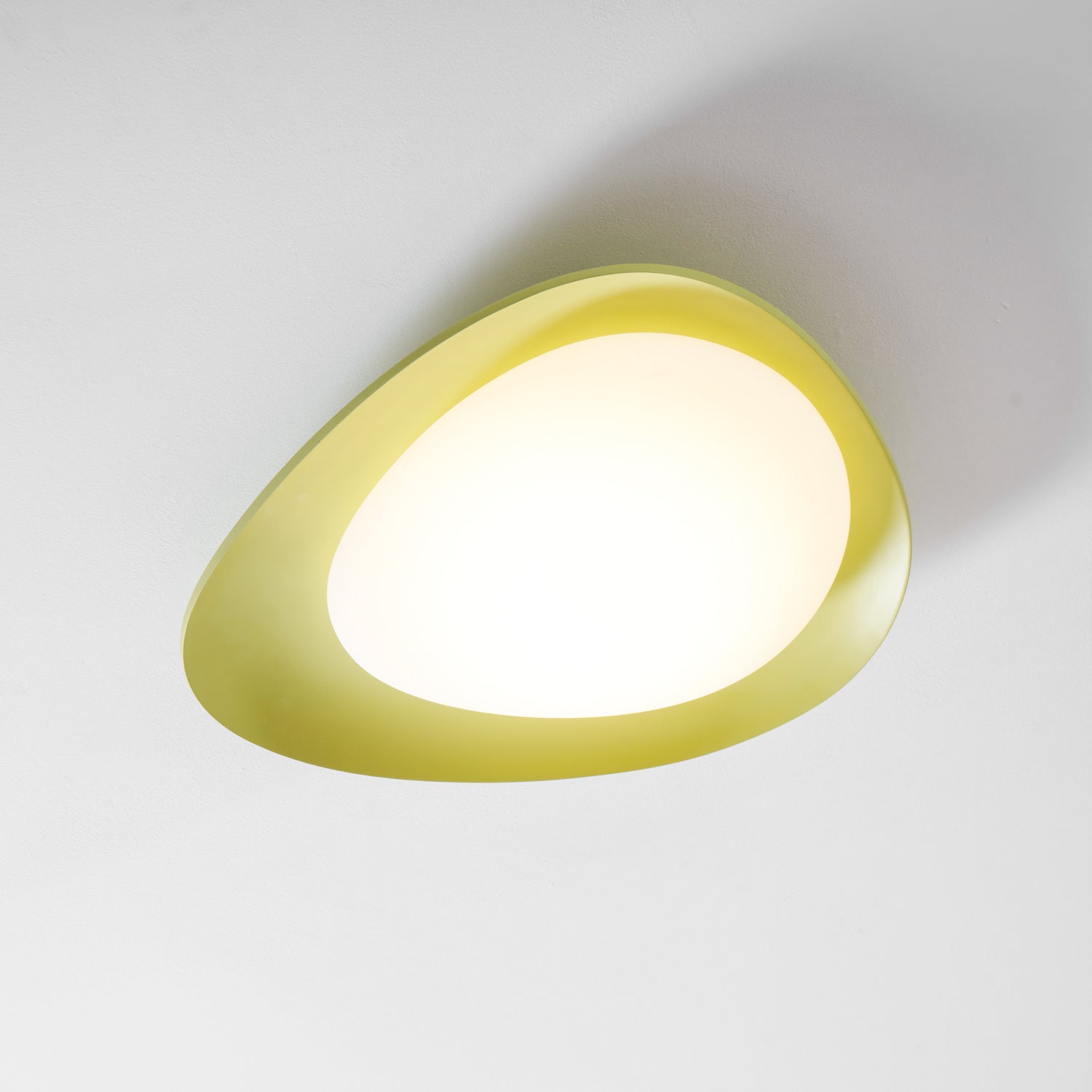 Poe Pendant Lamp Resin Oval Soft Contemporary