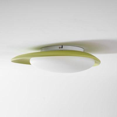 Poe Pendant Lamp Resin Oval Soft Contemporary