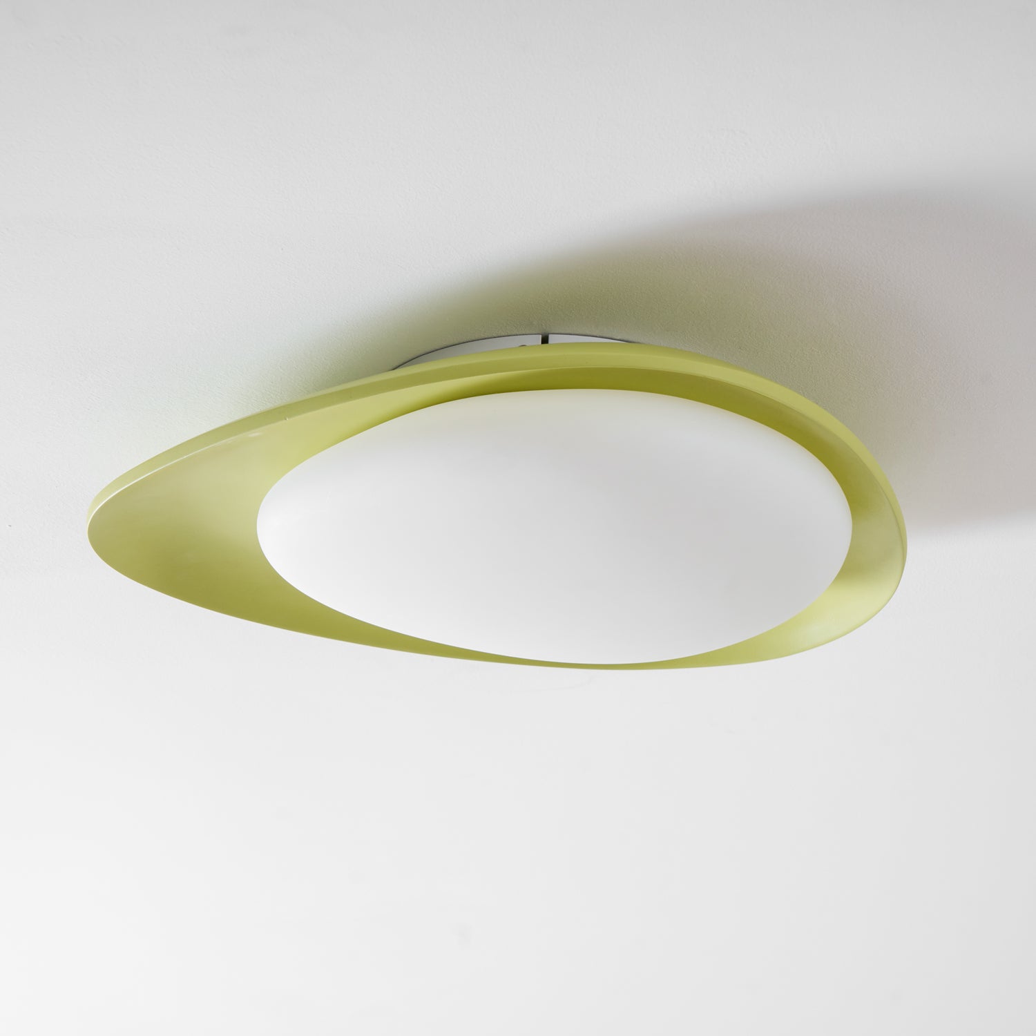 Poe Pendant Lamp Resin Oval Soft Contemporary