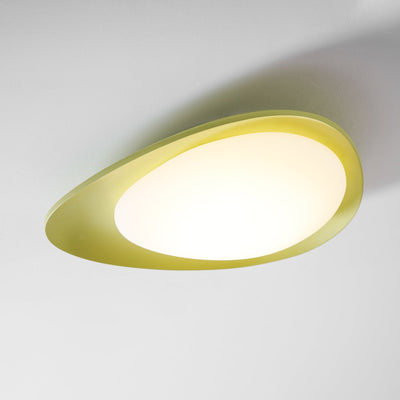 Poe Pendant Lamp Resin Oval Soft Contemporary