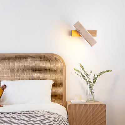Orbit Travertine Rotating Wall Lamp - Neutral Decor