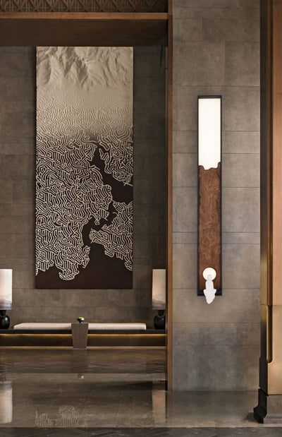 Elaalielle Veil Topographic Lumen Sconce
