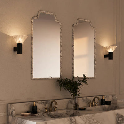 Rino Cone Alabaster Wall Light