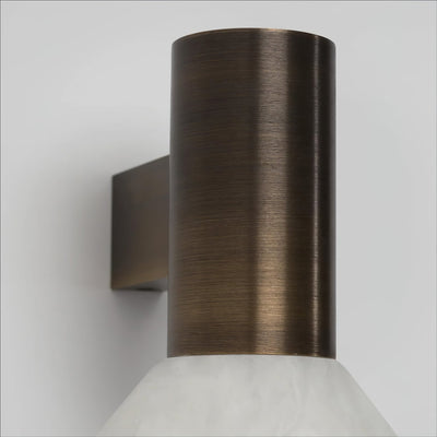 Rino Cone Alabaster Wall Light