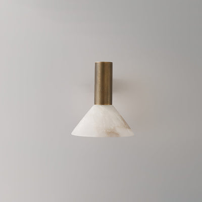Rino Cone Alabaster Wall Light