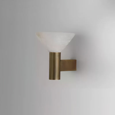 Rino Cone Alabaster Wall Light