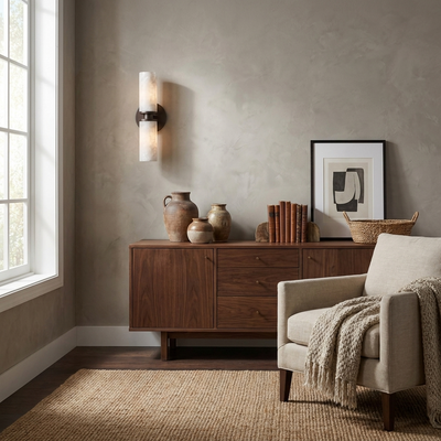 Everstone Alabaster Wall Sconce