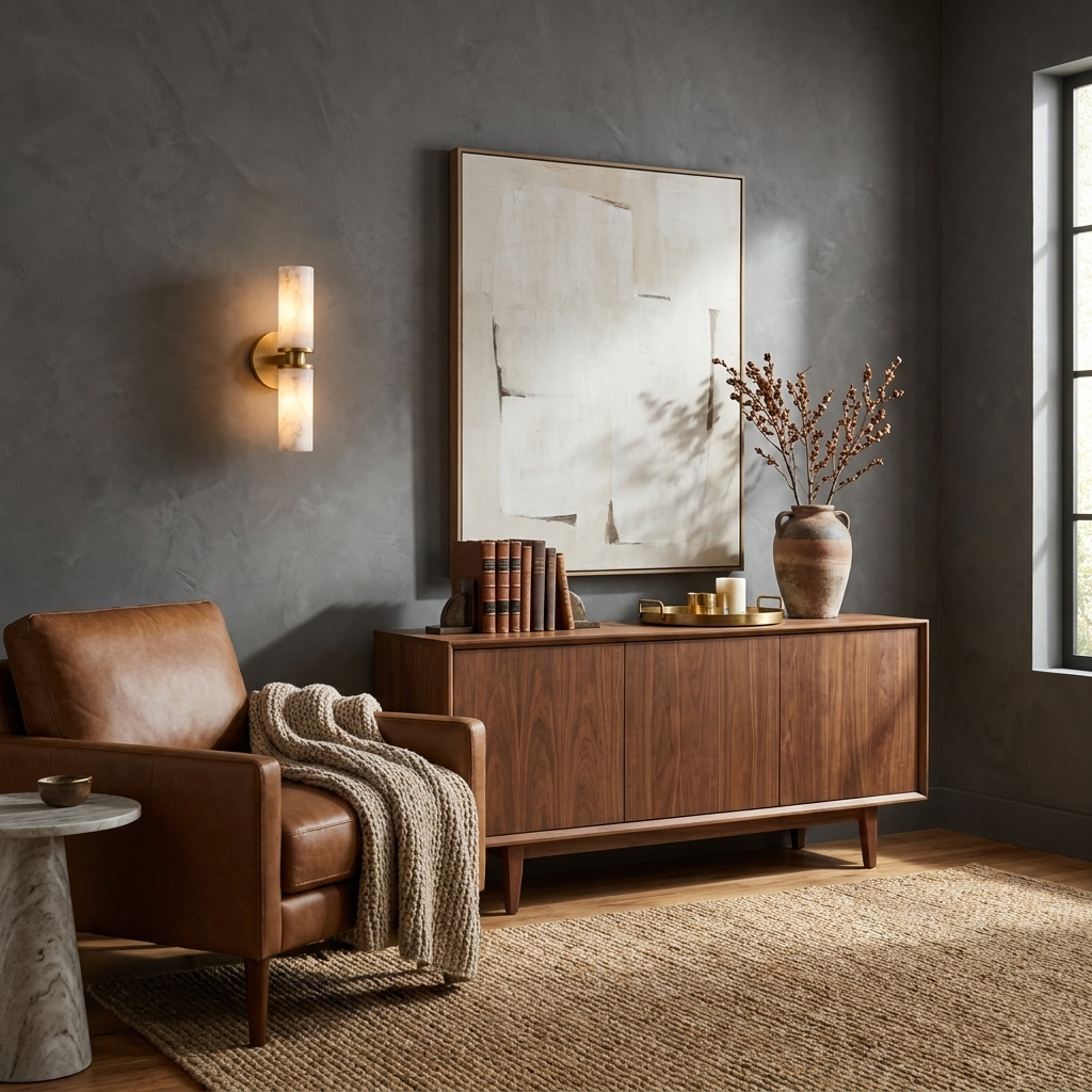 Everstone Alabaster Wall Sconce