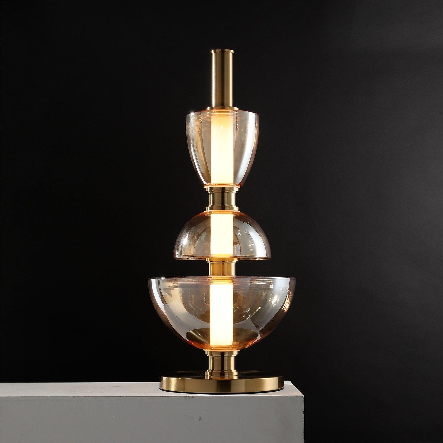 Ivthaarae Glass Table Lamp