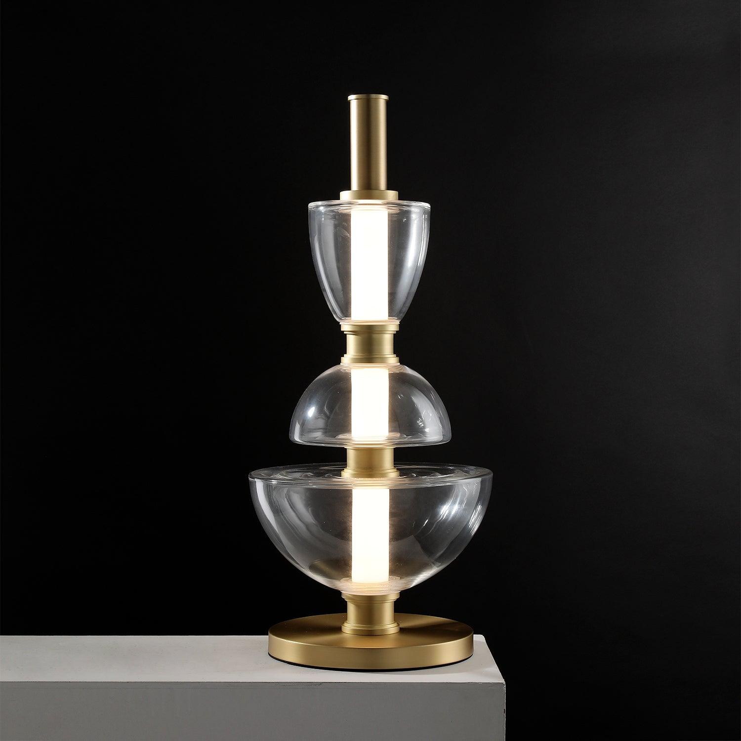 Ivthaarae Glass Table Lamp