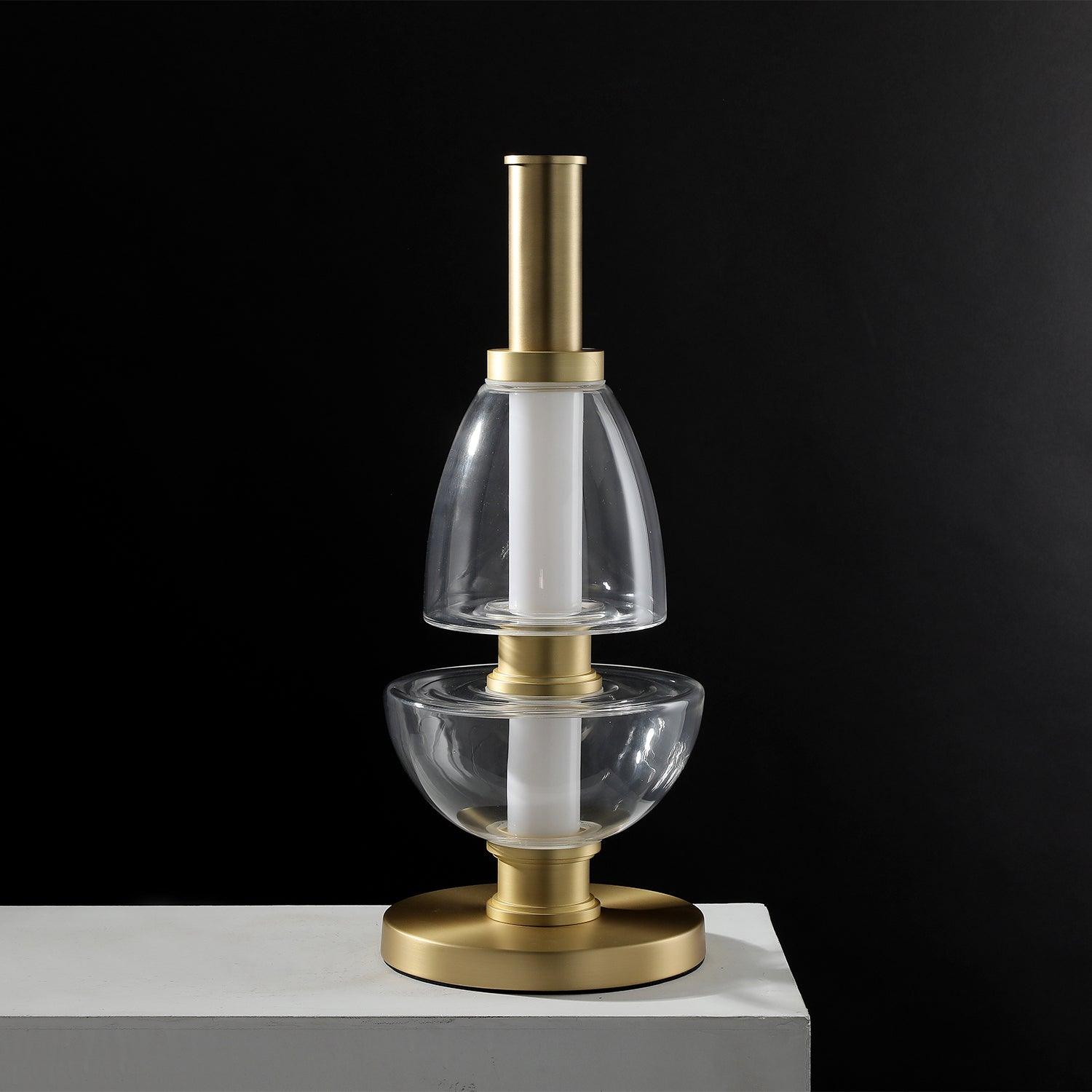 Ivthaarae Glass Table Lamp