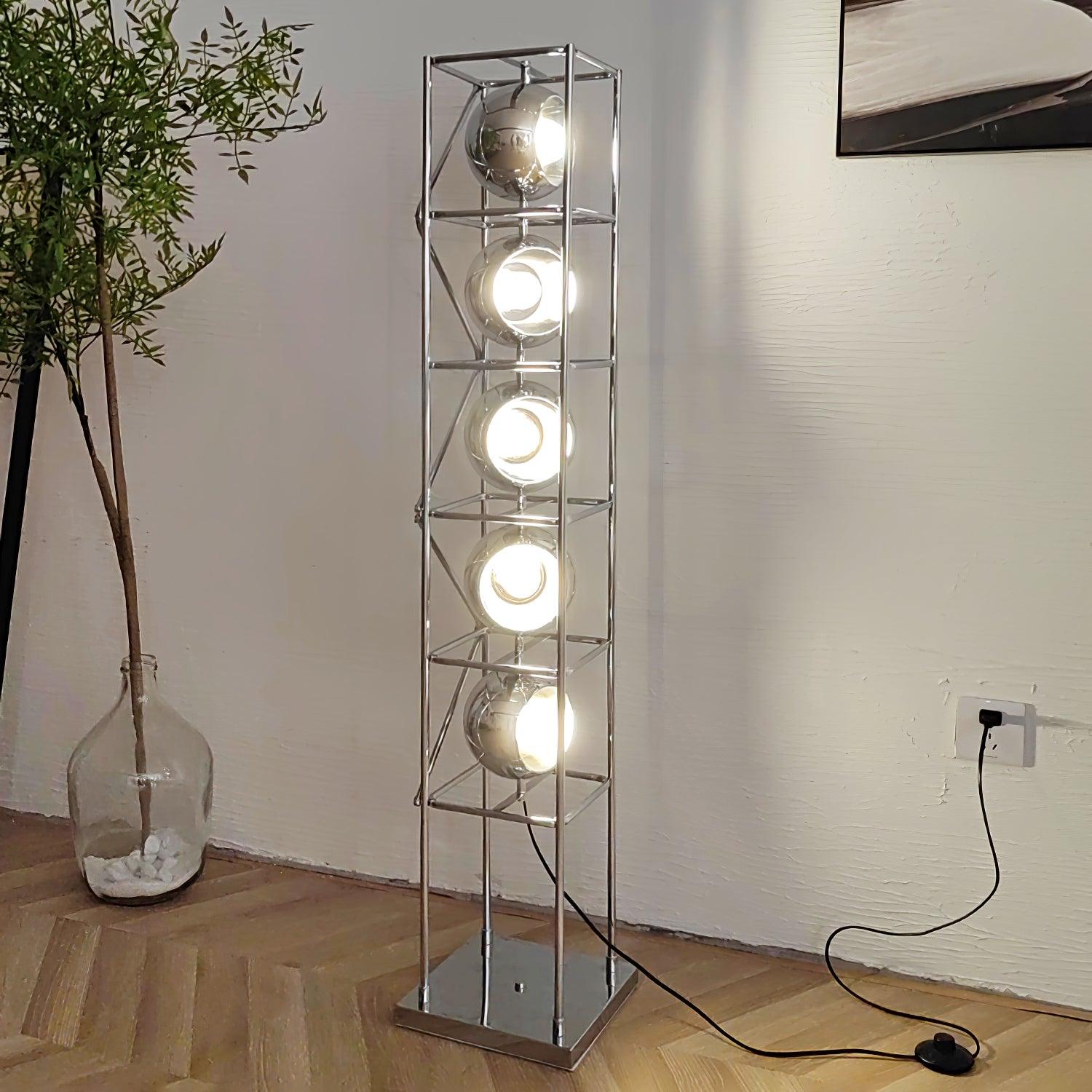 Halvor Industrial Floor Lamp