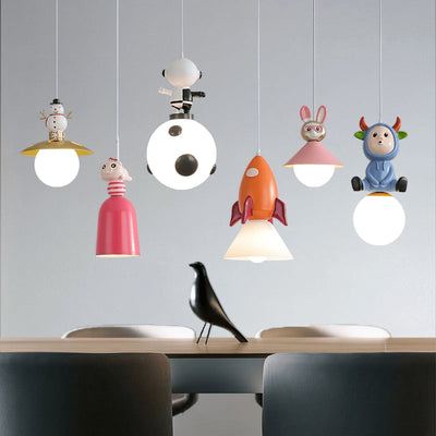Viroxen Resin Whimsical Pendant Lights