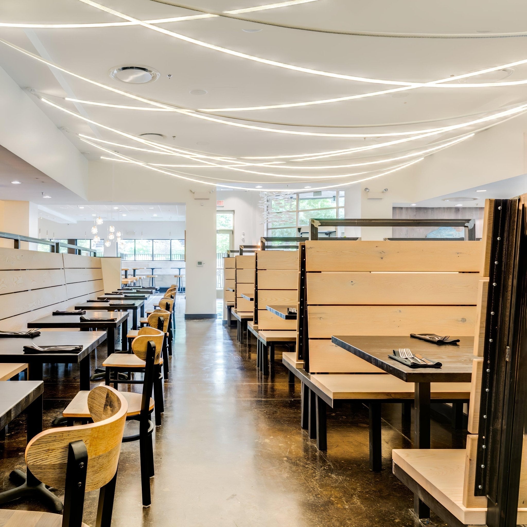 Fenris Pendant Lamp Flexible Curve Silicone Brass