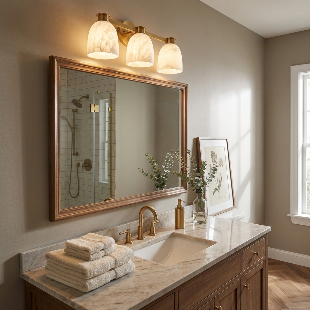 Ravelcombe Alabaster Wall Sconce