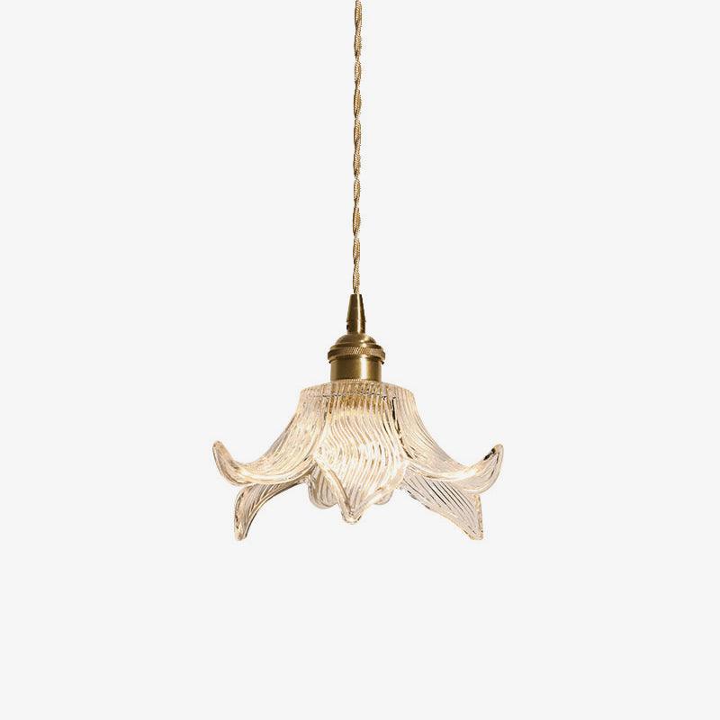 Aell Brass & Glass Glam Pendant Light