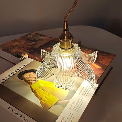 Aell Brass & Glass Glam Pendant Light