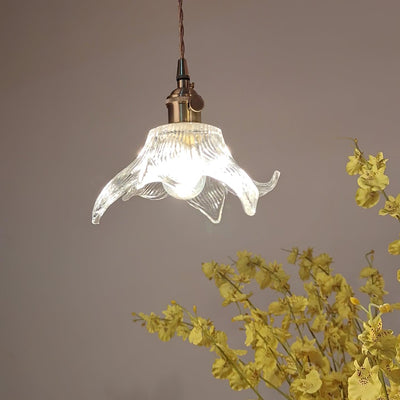 Aell Brass & Glass Glam Pendant Light