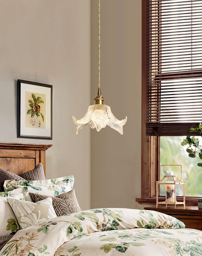 Aell Brass & Glass Glam Pendant Light