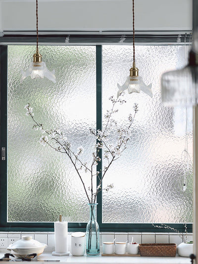 Aell Brass & Glass Glam Pendant Light