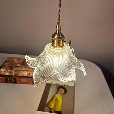 Aell Brass & Glass Glam Pendant Light