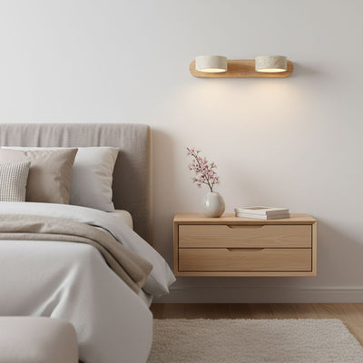 Neramere Travertine Duo Indoor Wall Light