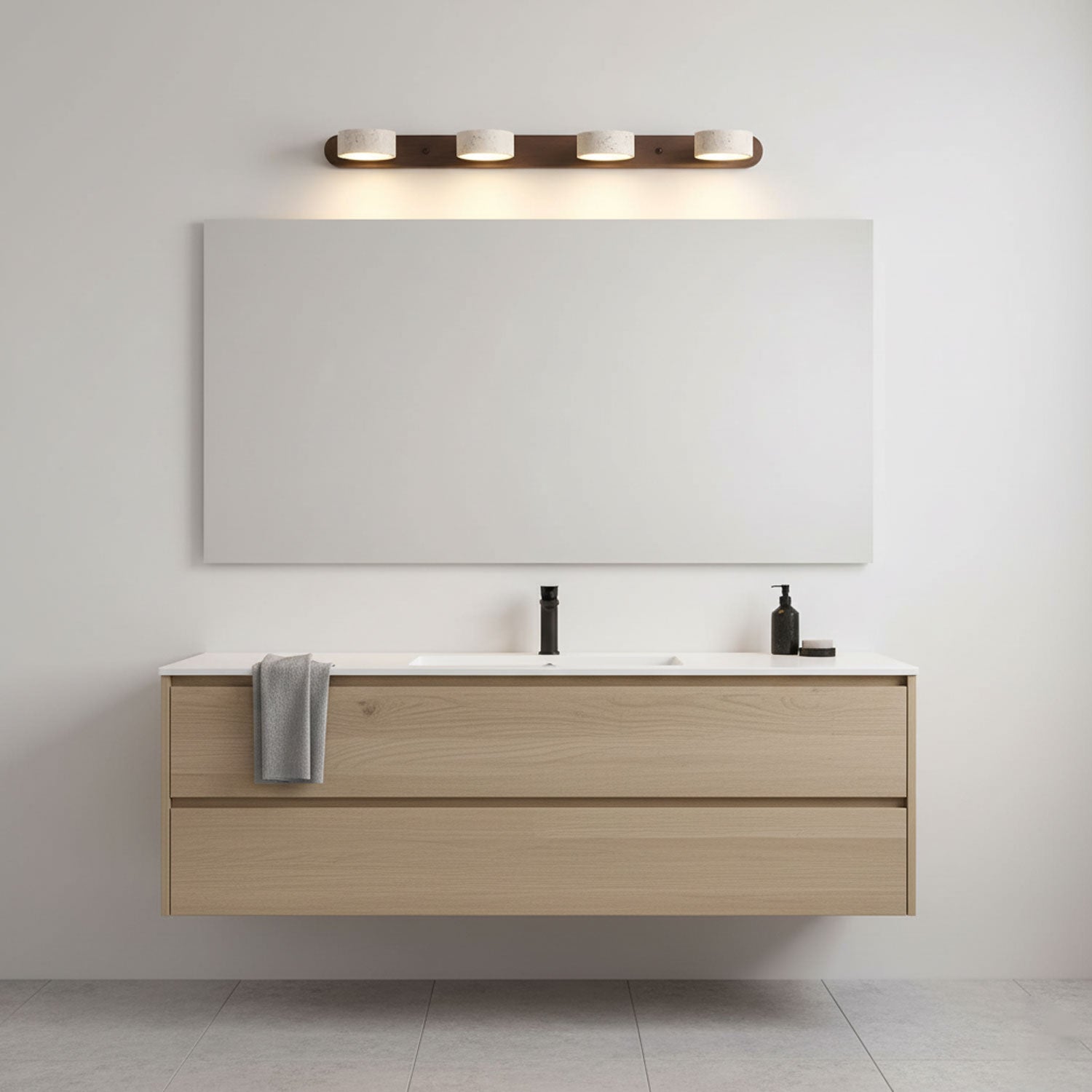 Neramere Travertine Duo Indoor Wall Light