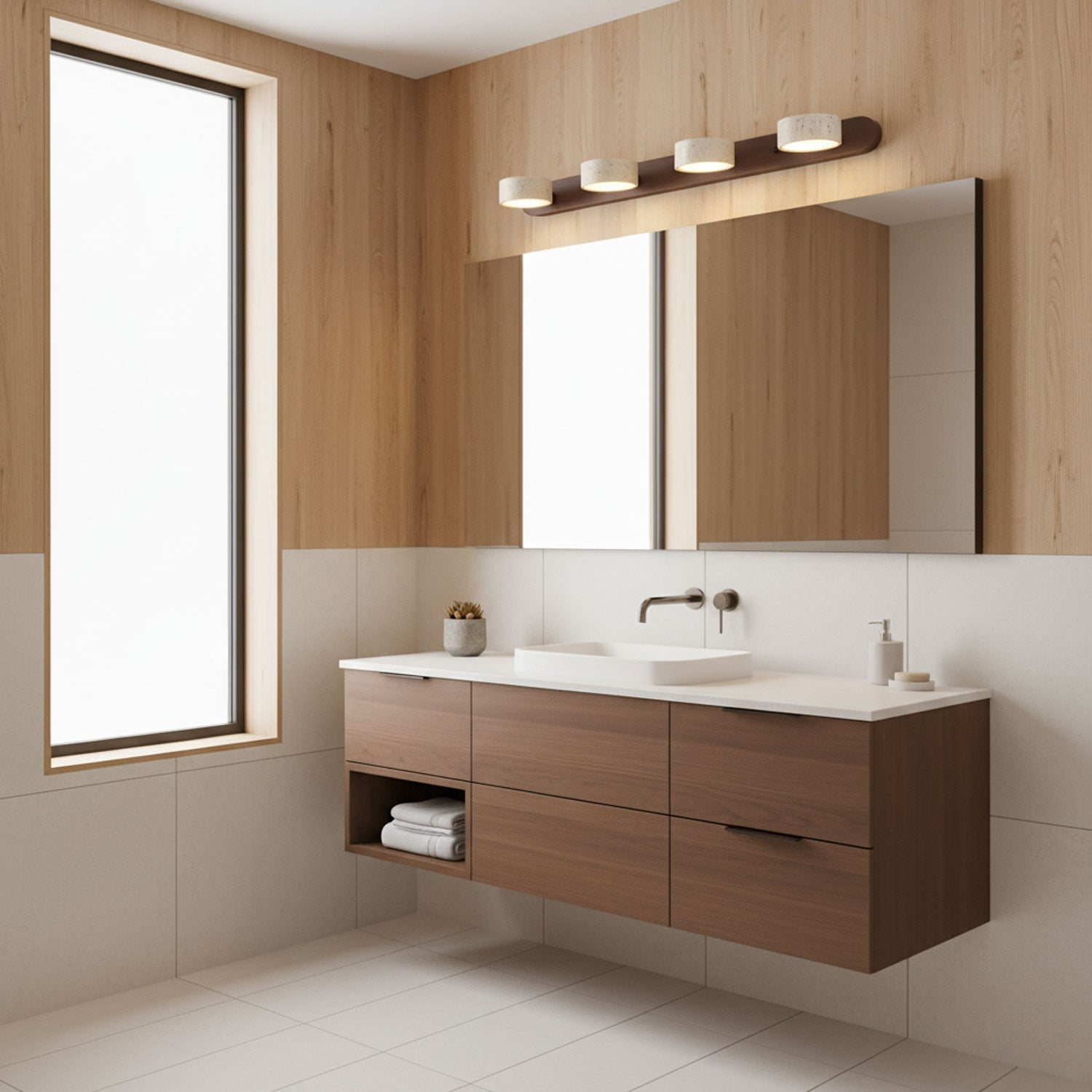 Neramere Travertine Duo Indoor Wall Light