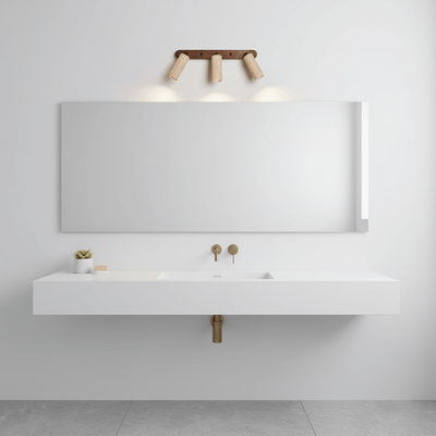 Sereise Travertine Beam Wall Light