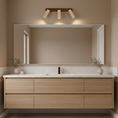 Sereise Travertine Beam Wall Light