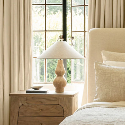 Travertine Double-Gourd Table Lamp