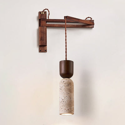 Lestemore Travertine Fusion Wall Sconce