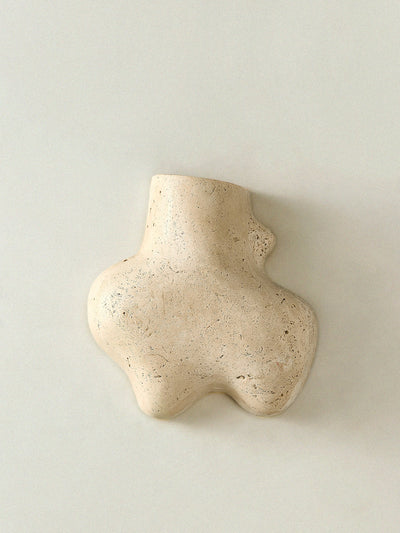 Whitlow Travertine Abstract Wall Lamp