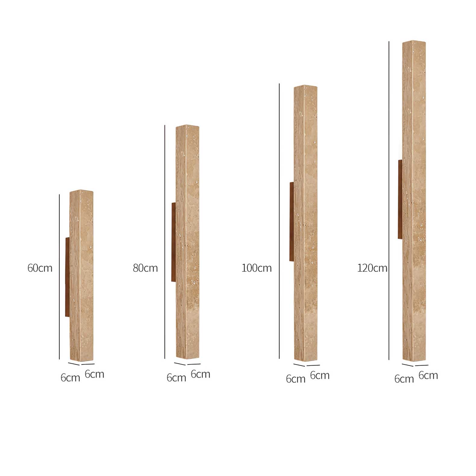 Noriira Minimalist Travertine Wall Light